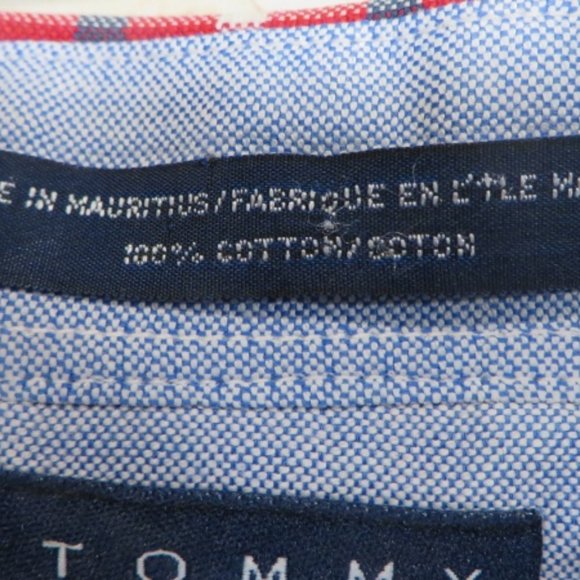 Beautiful TOMMY HILFIGER Casual Shirt - Two Tone - 90's Era - Medium - Picture 12 of 13